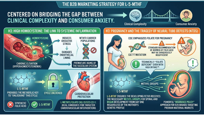 The B2B Marketing Strategy for L-5-MTHF Calcium