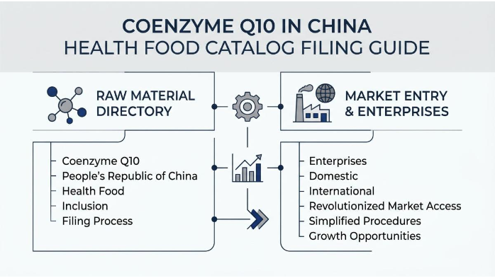 Coenzyme Q10 in China Health Food Catalog Filing Guide