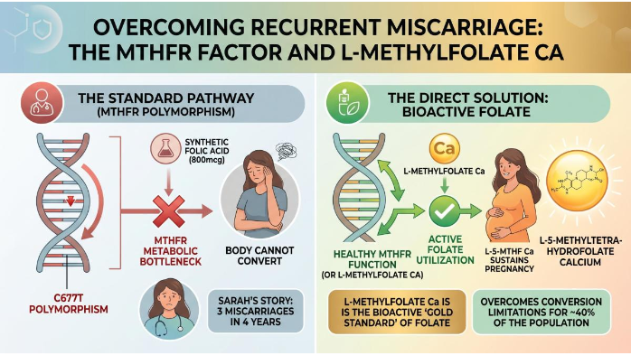 The L-5-Methyltetrahydrofolate Calcium Solution for MTHFR Mutation Populations 