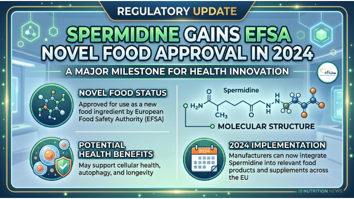 Spermidine Gains EFSA Novel Food Approval in 2024 Regulatory Update