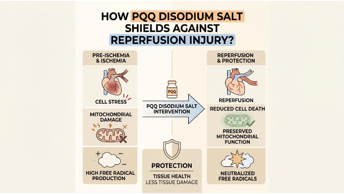 How PQQ Disodium Salt Acts as a Shield Against Reperfusion Injury?