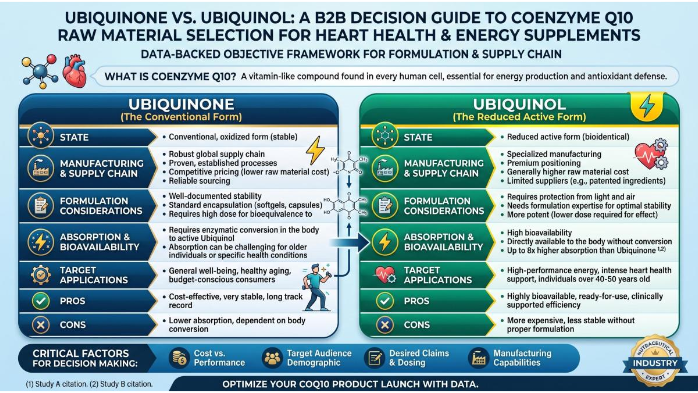 Decision Guide to Coenzyme Q10 Raw Material Selection