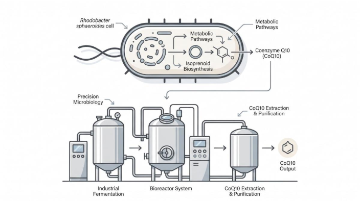The Technical Evolution of Rhodobacter sphaeroides in High-Yield CoQ10 Bioproduction