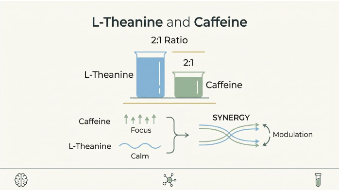 The Logic of Stacking L-Theanine with Caffeine  