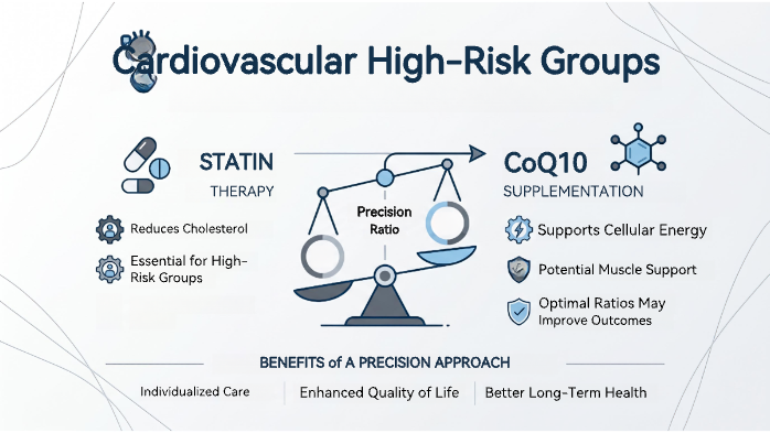 High-Risk CV Groups Precision Coenzyme Q10 Statin Ratios