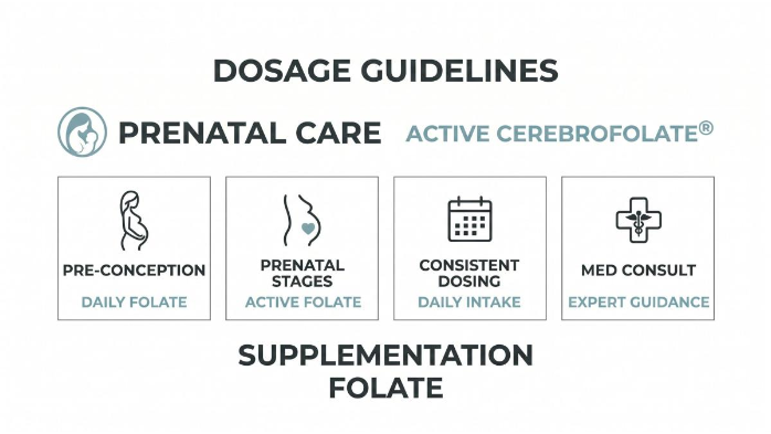 Dosage Guidelines of Prenatal Care with Active Cerebrofolate®